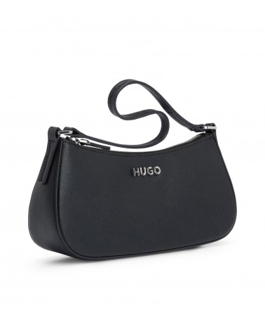 Sac hobo HUGO en similicuir avec lettres logo HUGO - 5