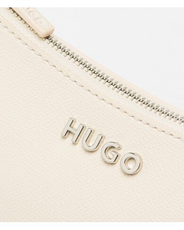 Sac hobo HUGO en similicuir avec lettres logo HUGO - 10