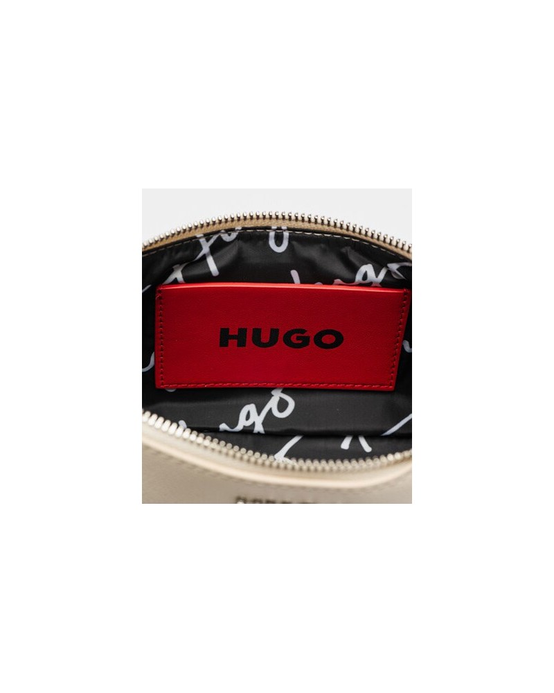 Sac hobo HUGO en similicuir avec lettres logo HUGO - 11