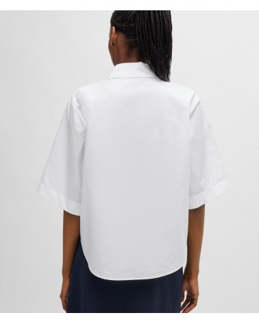 Chemise relaxed fit HUGO en popeline de coton HUGO - 4