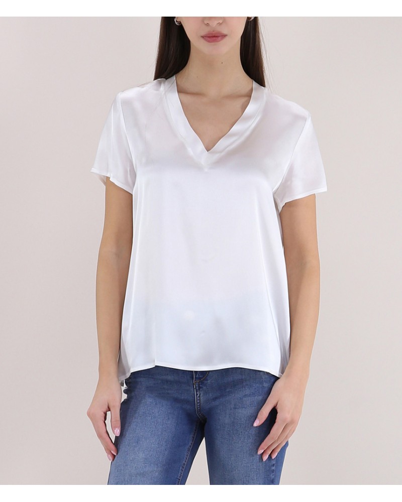 T-shirt satiné LIUJO à col V LIU JO - 5