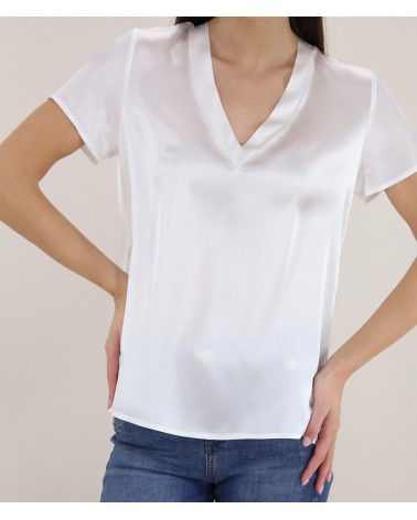 T-shirt satiné LIUJO à col V LIU JO - 9