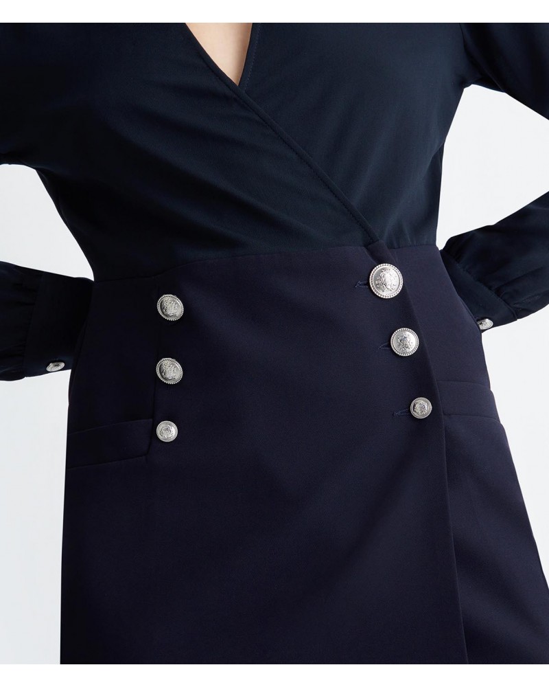 Robe courte LIUJO à boutonnière croisée LIU JO - 3