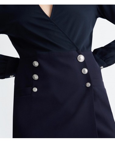 Robe courte LIUJO à boutonnière croisée LIU JO - 3