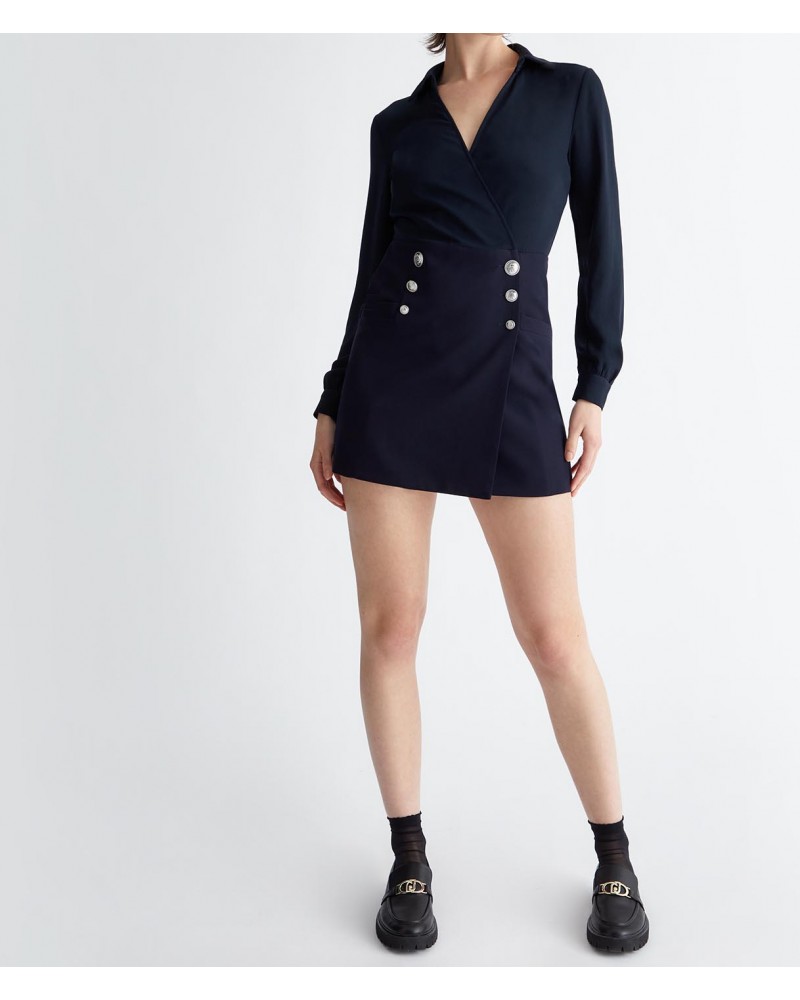 Robe courte LIUJO à boutonnière croisée LIU JO - 5