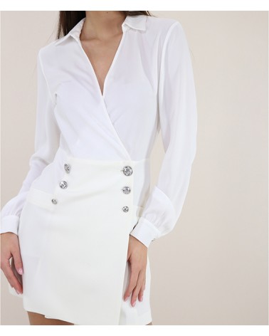 Robe courte LIUJO à boutonnière croisée LIU JO - 7