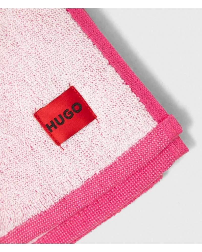 Drap de plage HUGO en molleton de coton à logo contrastant HUGO - 3