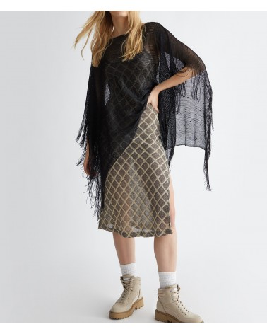 Poncho maille filet métallisé LIUJO LIU JO - 12