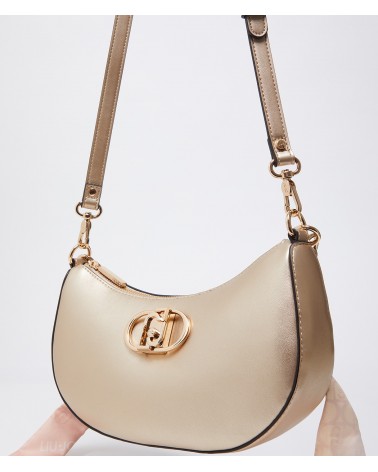Sac porté épaule doré LIUJO à plaque logo LIU JO - 5