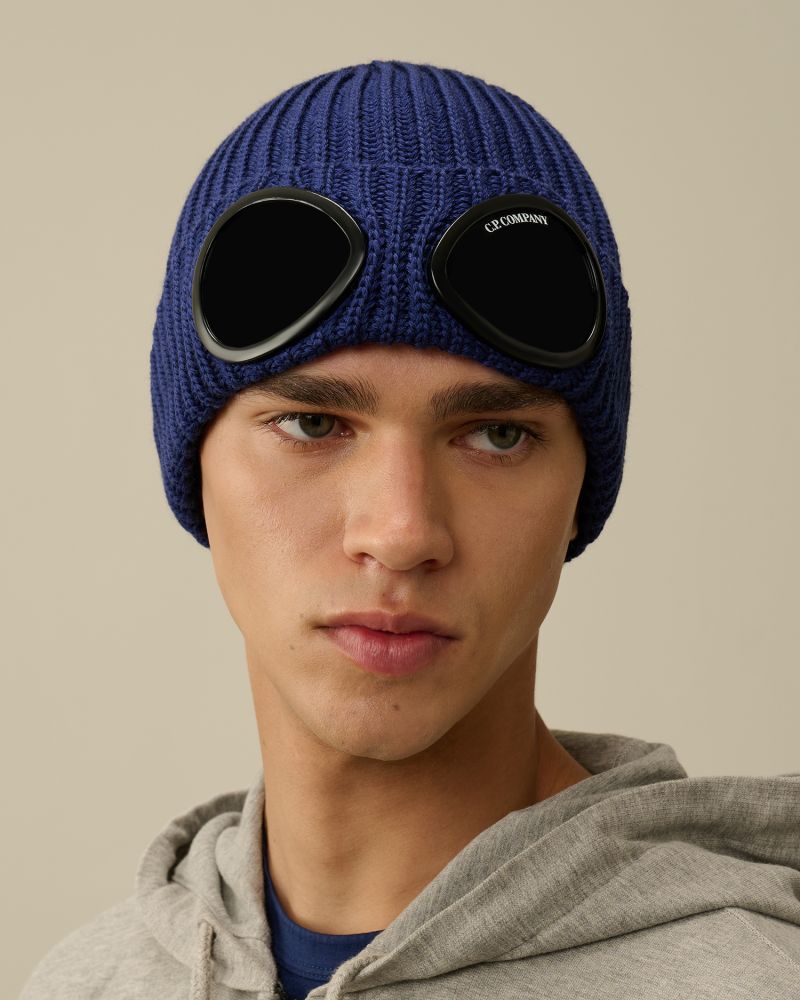 Bonnet Merino Wool Goggle Beanie Cp company - 9