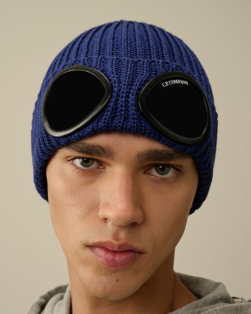 Bonnet Merino Wool Goggle Beanie Cp company - 11