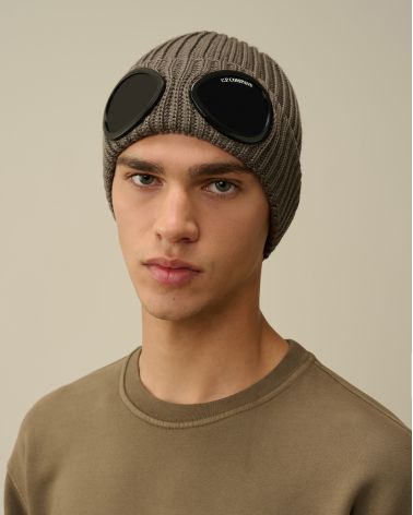 Bonnet Merino Wool Goggle Beanie Cp company - 13