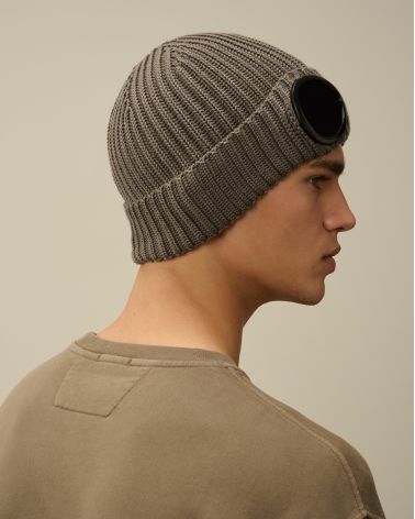 Bonnet Merino Wool Goggle Beanie Cp company - 14