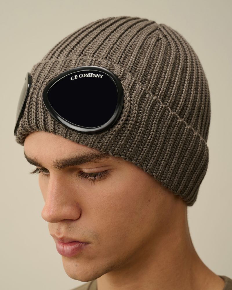 Bonnet Merino Wool Goggle Beanie Cp company - 15