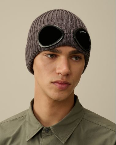 Bonnet Merino Wool Goggle Beanie Cp company - 17