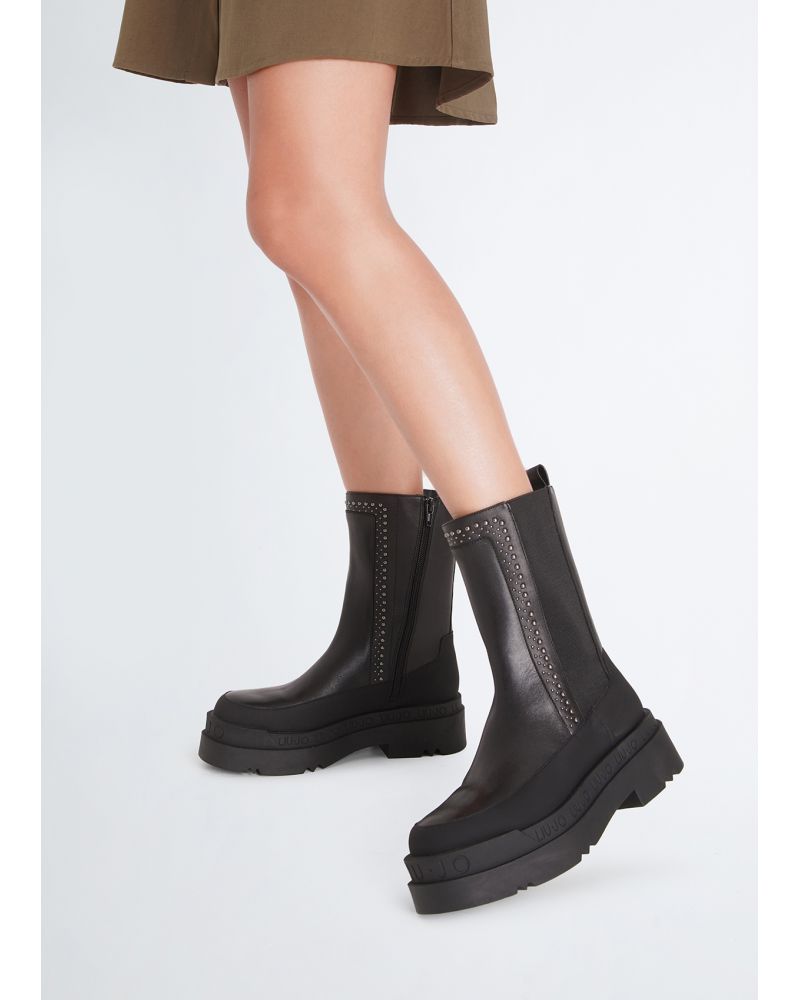Bottines LIU JO LOVE 54 en cuir LIU JO - 4