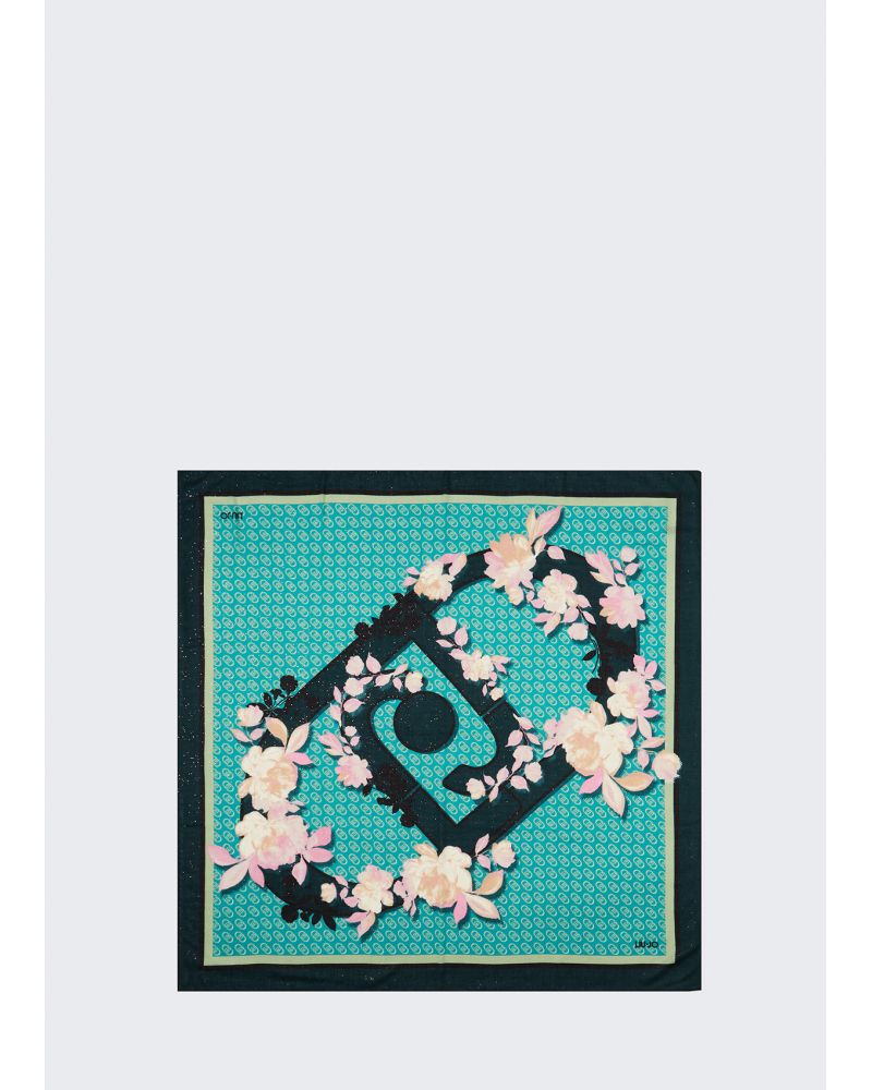 Foulard LIU JO à imprimé florale et logo LIU JO - 10