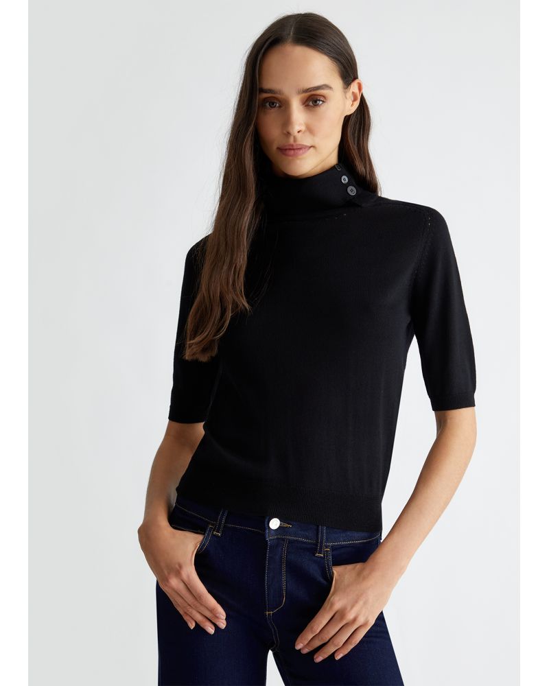 Pull à col roulé LIU JO en laine LIU JO - 1