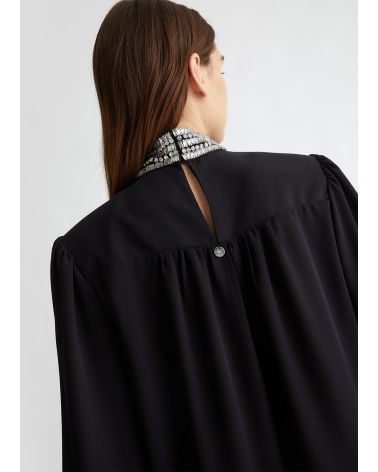 Blouse LIU JO en georgette avec strass LIU JO - 4