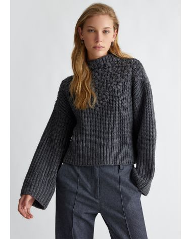 Pull LIU JO en laine avec broderie LIU JO - 1