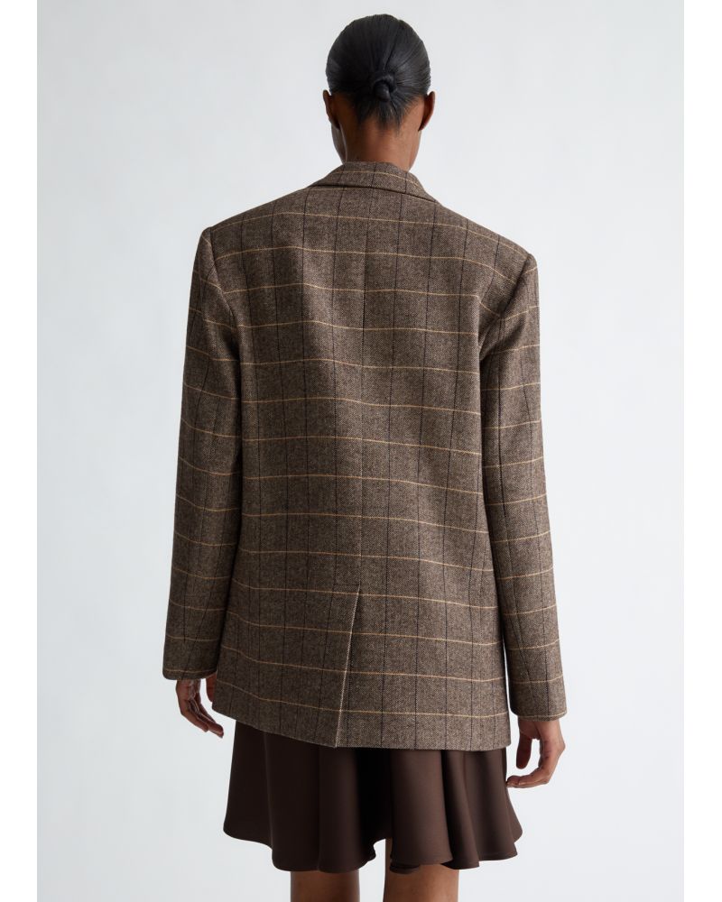 Blazer LIU JO à carreaux avec broché ornée de pierres LIU JO - 2