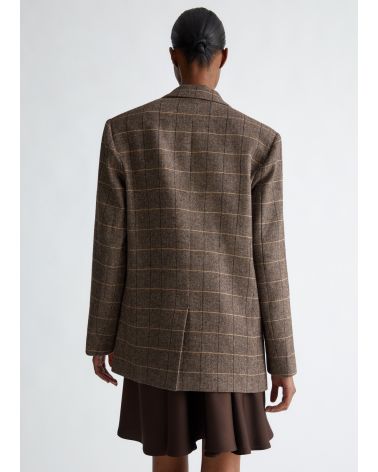 Blazer LIU JO à carreaux avec broché ornée de pierres LIU JO - 2