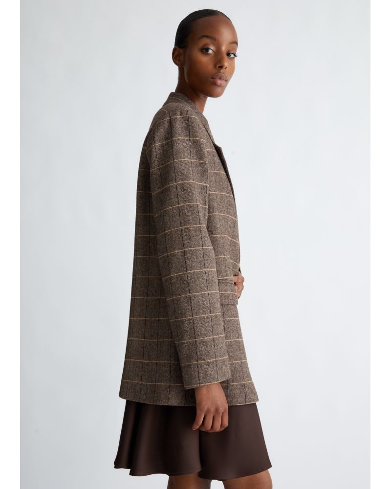 Blazer LIU JO à carreaux avec broché ornée de pierres LIU JO - 5