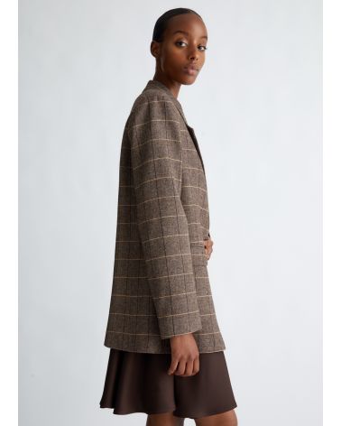 Blazer LIU JO à carreaux avec broché ornée de pierres LIU JO - 5