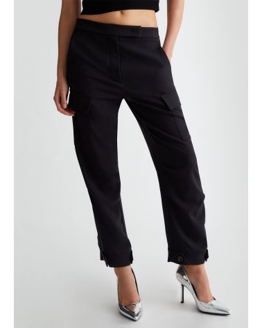 Pantalon cargo LIU JO en flanelle stretch LIU JO - 1