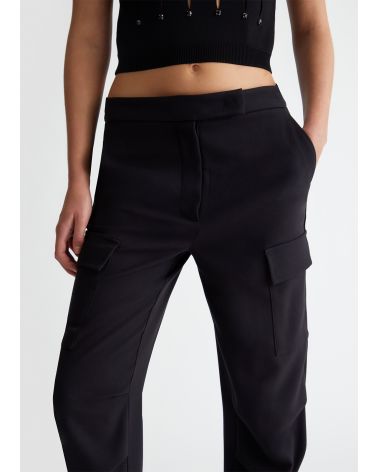 Pantalon cargo LIU JO en flanelle stretch LIU JO - 3