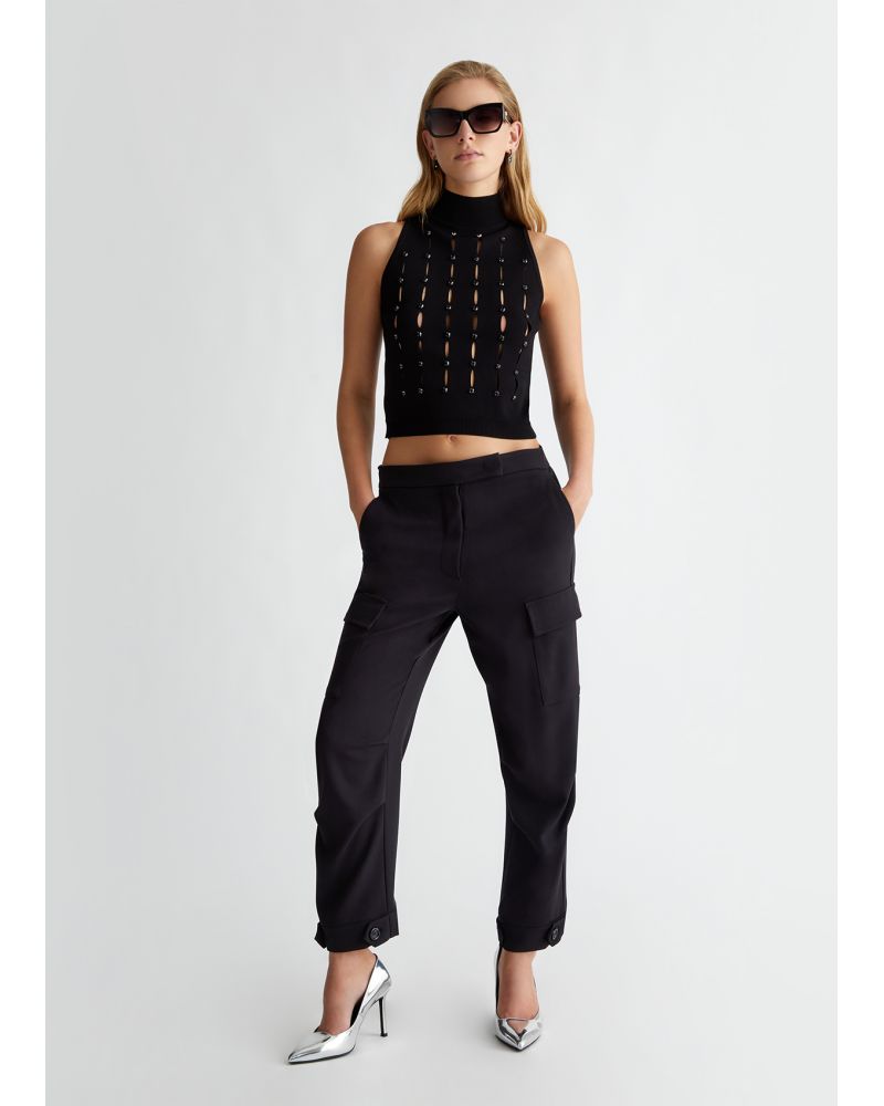 Pantalon cargo LIU JO en flanelle stretch LIU JO - 6