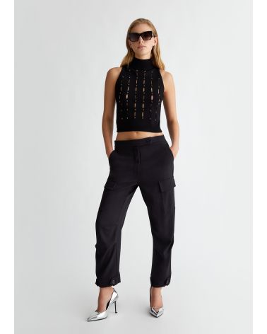 Pantalon cargo LIU JO en flanelle stretch LIU JO - 6