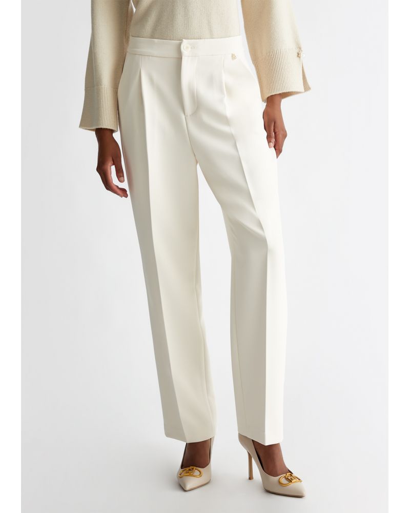 Pantalon LIU JO en crêpe stretch LIU JO - 1