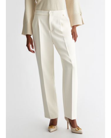 Pantalon LIU JO en crêpe stretch LIU JO - 1