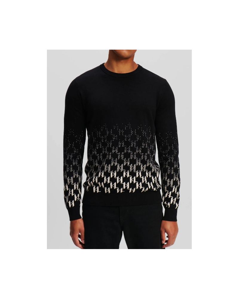 Pull col rond Karl Lagerfeld karl lagerfeld - 1