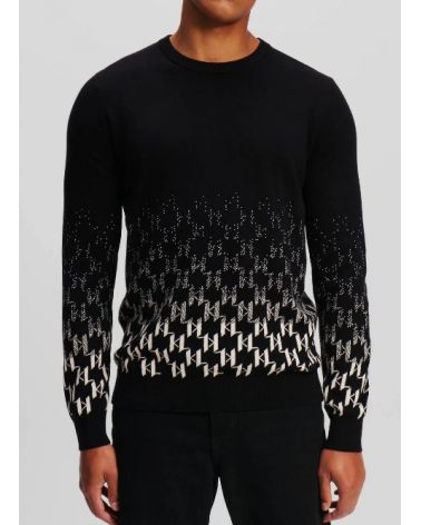 Pull col rond Karl Lagerfeld karl lagerfeld - 1