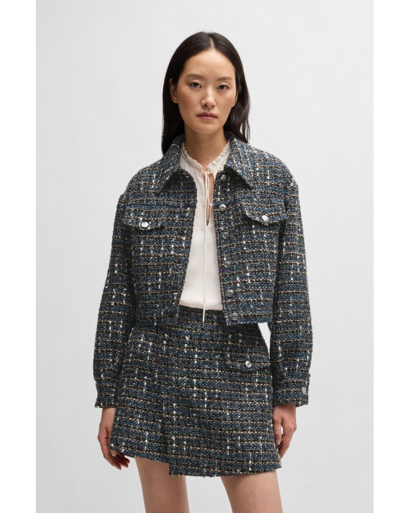 Veste courte BOSS C_Jandra en Tweed BOSS - 1
