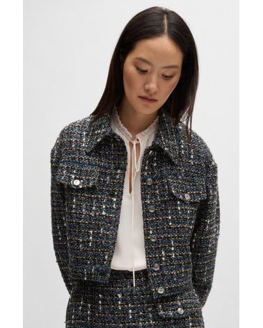 Veste courte BOSS C_Jandra en Tweed BOSS - 3