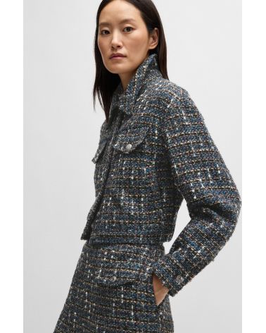 Veste courte BOSS C_Jandra en Tweed BOSS - 4