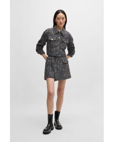 Veste courte BOSS C_Jandra en Tweed BOSS - 5
