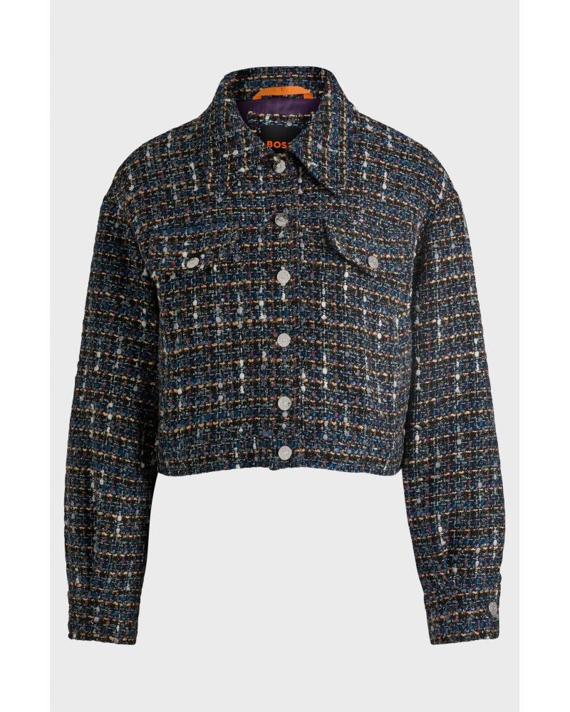 Veste courte BOSS C_Jandra en Tweed BOSS - 6