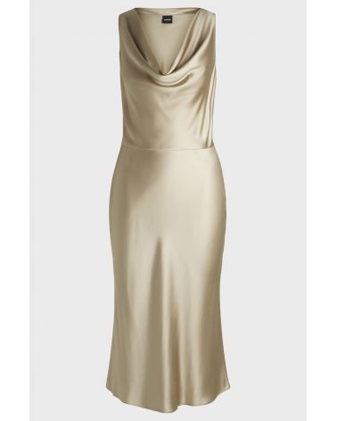 Robe en satin BOSS Dawida col bénitier BOSS - 6