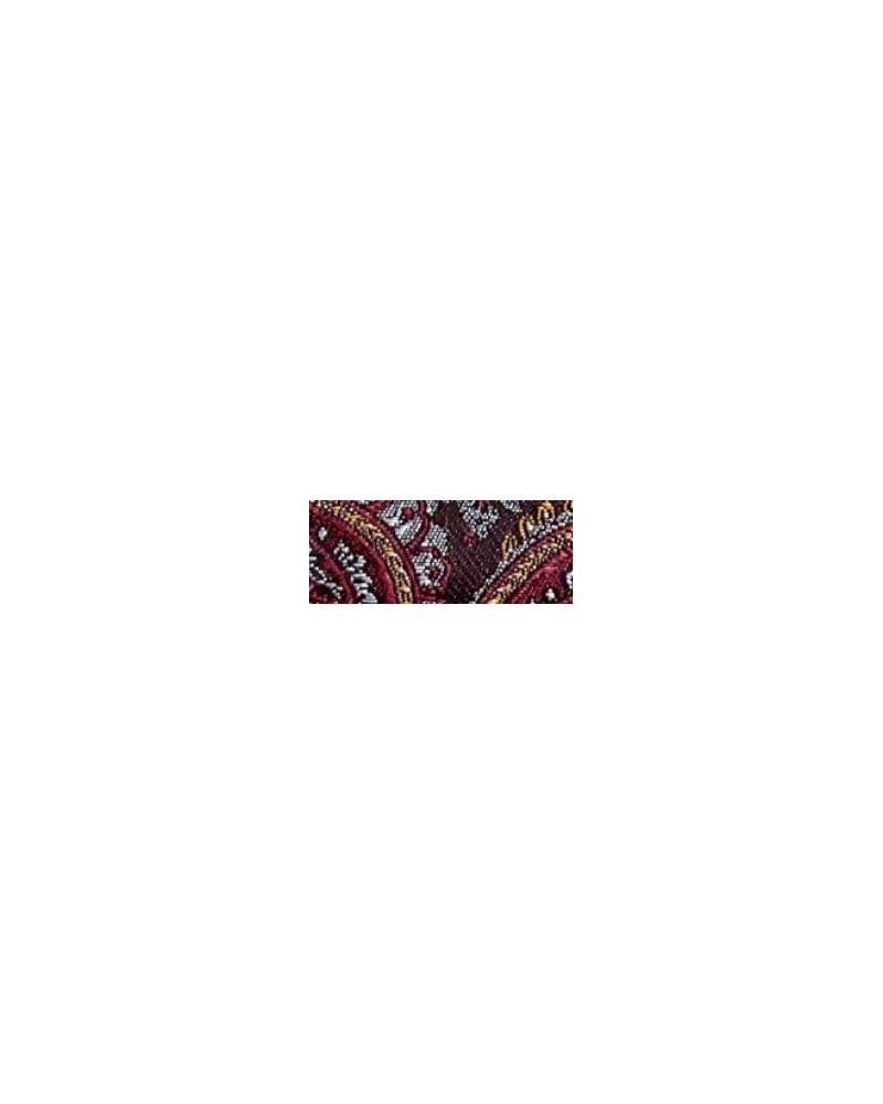 Gilet et accessoires sur mesure atelier grège tissu TG01796 Bordeaux Grège - 1