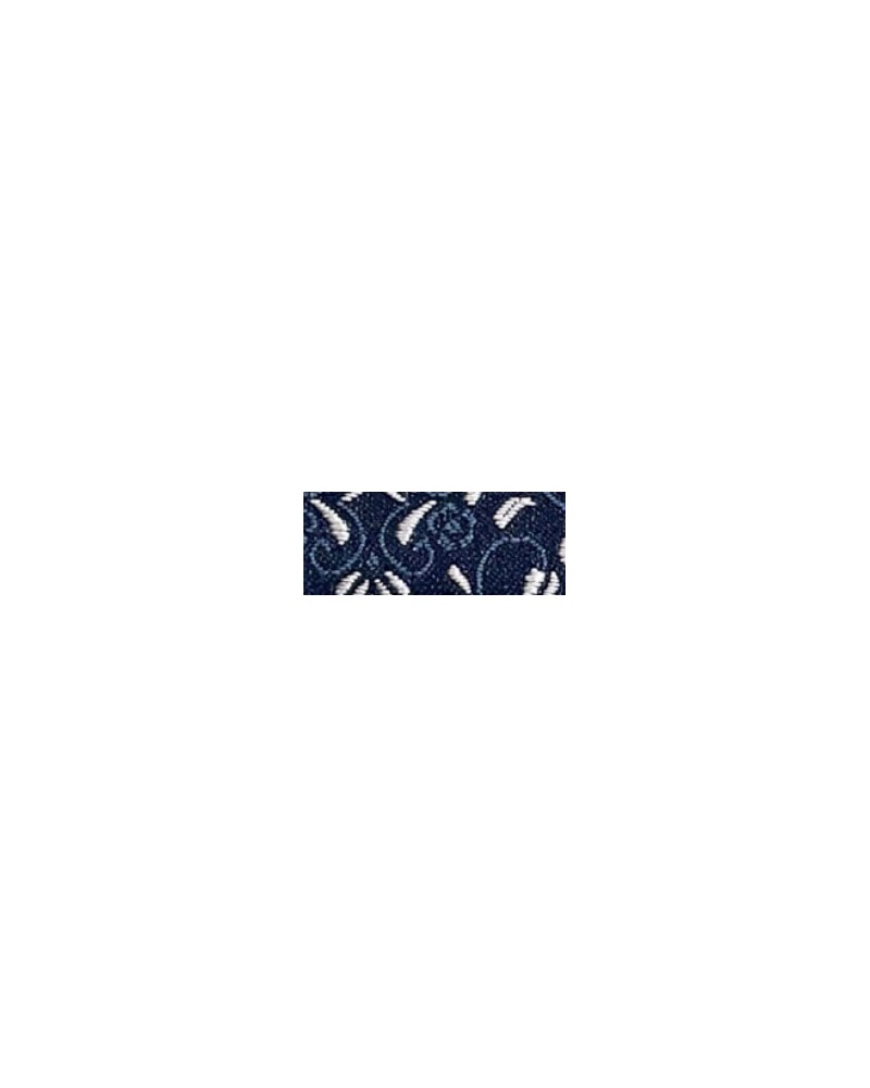 Gilet et accessoires sur mesure atelier grège tissu TG01789 Marine Grège - 1