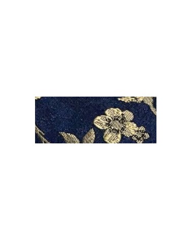 Gilet et accessoires sur mesure atelier grège tissu TG0778 Marine Grège - 1