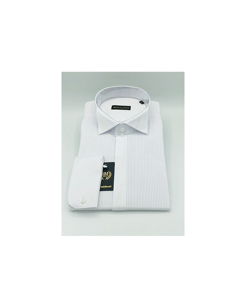 Chemise Empire du marié plastron  - 1