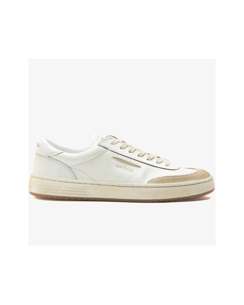 Basket GHOUD LIDO_BR  LEAT/SUEDE WHT/TAUPE GHOUD - 1
