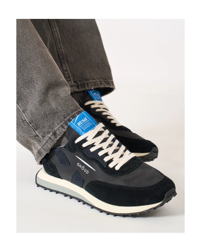 Basket GHOUD RUSH_C  NYLON/SUEDE BLK/WHT GHOUD - 6