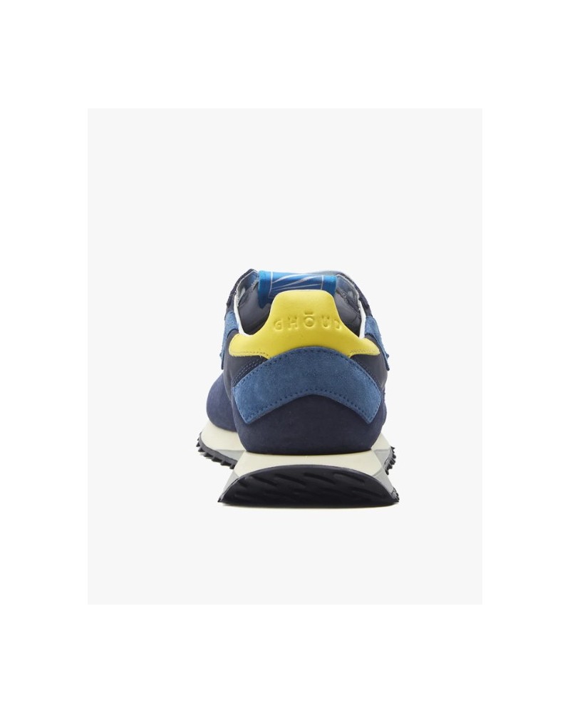 Basket GHOUD RUSH_C  NYLON/SUEDE BLUE/YELLOW GHOUD - 4
