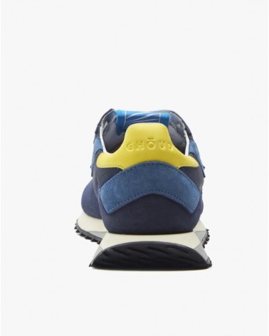 Basket GHOUD RUSH_C  NYLON/SUEDE BLUE/YELLOW GHOUD - 4